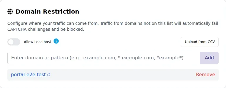 edit a domain